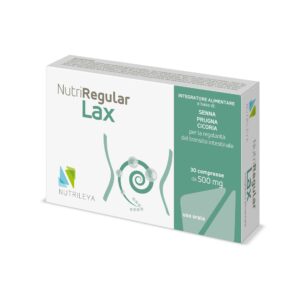 NutriRegular Lax – suplement natyral për lehtësimin e kapsllëkut dhe përmirësimin e funksionit të zorrëve.