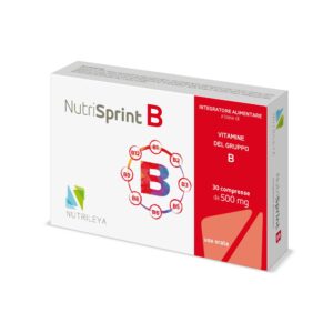 NutriSprint B – suplement me komplekset e vitaminave B për energji, sistem nervor dhe reduktim të lodhjes.