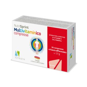 NutriSprint Multivitaminico me 11 vitamina dhe 8 minerale për energji, imunitet dhe mbrojtje antioksiduese.