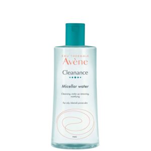 Avène Micellar Water për pastrimin e lëkurës së ndjeshme.