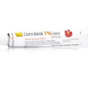 Clotri-Denk 1% krem antifungal për infeksione të lëkurës dhe kandidozë.