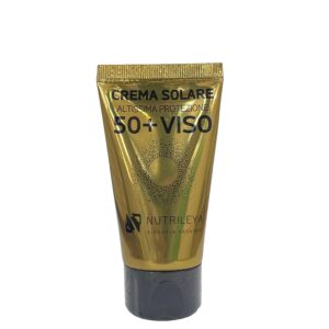 Nutrileya Solare Viso SPF 50+ – krem për mbrojtje nga dielli me kolagjen për fytyrën.