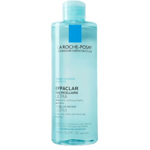 La Roche-Posay Effaclar Micellar Water për pastrimin e lëkurës së ndjeshme dhe me akne.