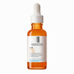Shishe La Roche-Posay Pure Vitamin C10 Serum për ndriçim dhe anti-rrudha.