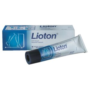 Lioton Xhel me heparinë për venat, hematomat dhe dhimbjet muskulore.