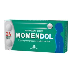 Kuti e Momendol 220 mg tableta me film për dhimbje dhe inflamacion.