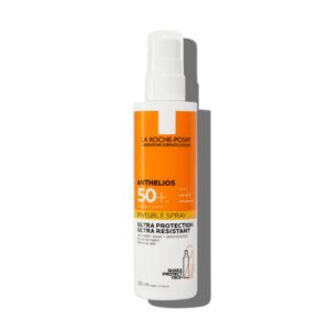 Spray për fytyrën mbrojtës nga dielli dhe pa shkëlqim.