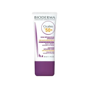 Tubi i kremit Bioderma Cicabio SPF50+ – kujdes mbrojtës dhe rigjenerues për lëkurë të irrituar me mbrojtje UV shumë të lartë.