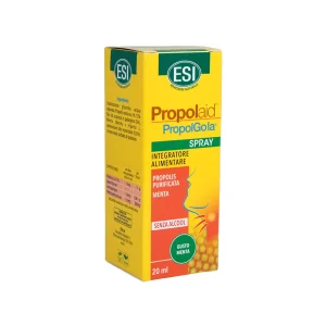 ESI Propolaid PropolGola Mint Spray – spray natyral për fytin me propolis dhe mente, për skuqje dhe dhimbje të fytit, pa alkool.