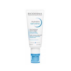Tubi i Bioderma Hydrabio Gel-Crème – krem-xhel hidratues për lëkurë të ndjeshme dhe të dehidratuar.