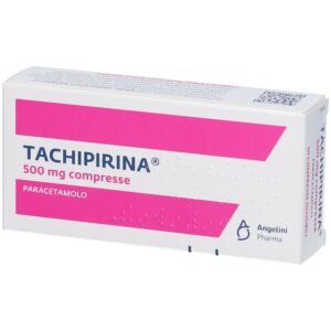 Tachipirina 500 mg – Ilaç analgjezik dhe antipiretik për dhimbje dhe ethe.