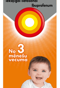 Shishe Nurofen për Fëmijë 100 mg/5 ml shurup me shiringë matëse për temperaturë dhe dhimbje.