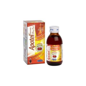 Apotel Sirup – sirup për lehtësimin e dhimbjeve dhe uljen e temperaturës, me përbërës aktiv paracetamol.