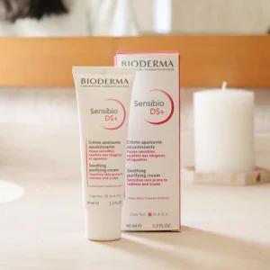 Tubi i kremit Bioderma Sensibio DS+ Cream – trajtim për dermatitin seborrheik dhe kuqësinë e lëkurës.