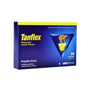 Tanflex – karamele për qetësimin e fytit të irrituar, me mentol dhe eukalipt për efekt freskues dhe antiseptik.