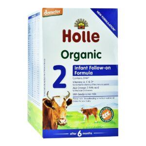 Holle Qumësht Lope Organik 2 është formulë natyrale për foshnja mbi 6 muaj, pa aditivë dhe e lehtë për tretje.